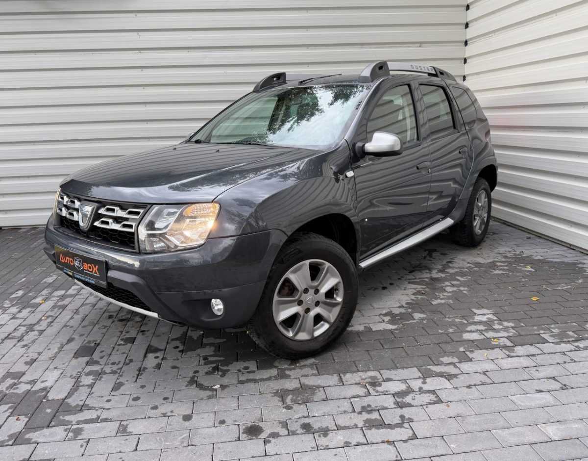 Dacia Duster 1.5 diesel facelift de vanzare in RATE FIXE FARA AVANS pret 7.490 euro - Dacia, Duster, 2015, Diesel, Manuala, 1.5L, 109 cai putere, Euro 5, 270000 KM, SUV, 5 numar locuri, 5 numar usi, Gri, asamblare 